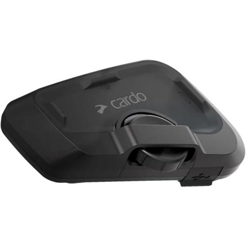 Cardo Systems FREECOM 2X Motorcycle 2-Way Bluetooth Communication System Headset - Black, Single Pack