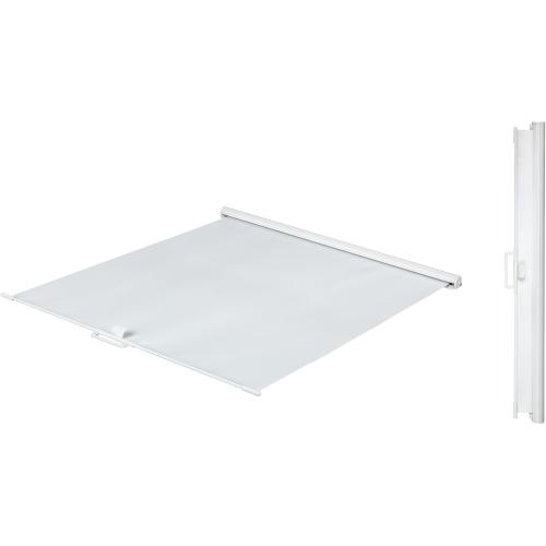 Sun Shade Retractable White For 14 x 14 RV Roof Vent Fan