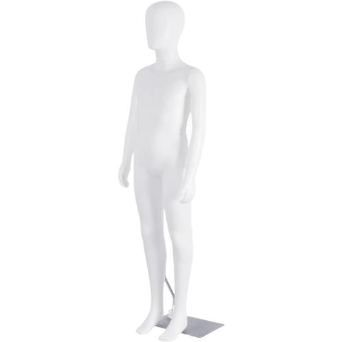 Size 51.2 Child Mannequin Full Body, Kid Dress Form Adjustable Faceless Mannequin Torso, Detachable Manikin Body Display with Metal Base for Children 51.2 Inches