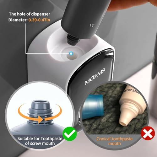 MOPMS Automatic Toothpaste Dispenser Wall Mounted for Kids and Adult 1Pcs