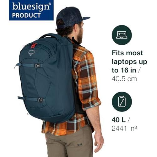 Osprey Farpoint 40L Men's Travel Backpack, Black