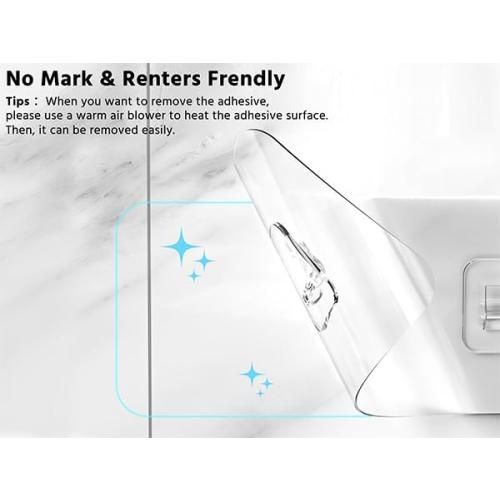 Moforoco Shower Caddy Shelf Organizer Rack, Self Adhesive Black Bathroom Shelves Basket, Home Farmhouse Wall Inside Organization and Storage Decor Rv Accessories, First Camper Apartment Essentials