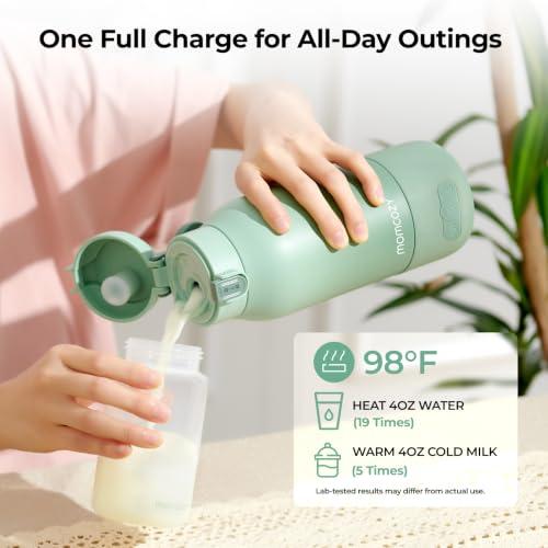 Momcozy Portable Bottle Warmer for Breast Milk, Baby Travel Essentials