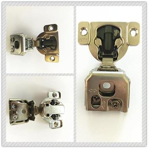 Soft Close 1-1/4 Overlay Cabinet Hinge Cabinet Kitchen Hardware Kitchen Cabinet Door Hinges with Screws 105 Degree 6 Ways 3 Cam Adjustment (set of 4)
