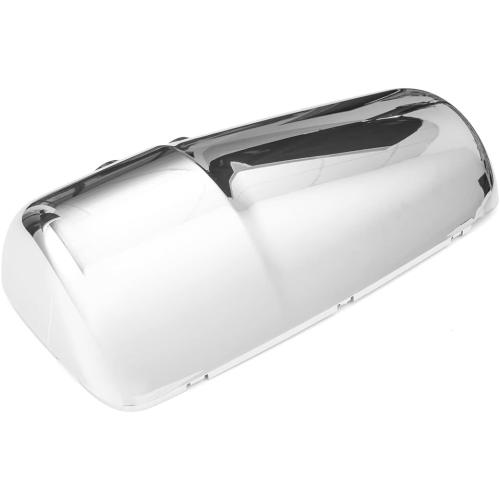 Chrome Door Mirror Covers for Kenworth T680 T880 W990 2013-2020, Side Rear View Mirrors Cover for Kenworth Semi Trucks Accessories Driver Left& Passenger Right Side (A Pair)