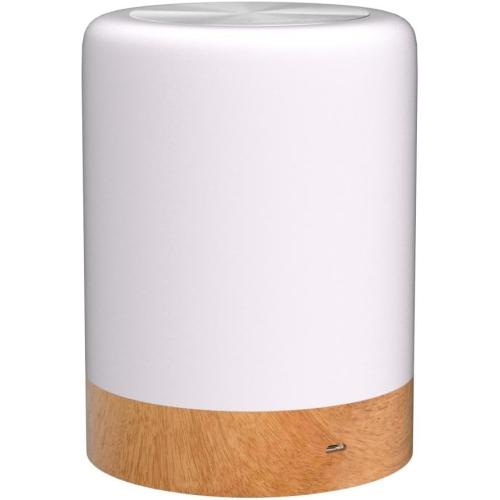 Night Light, Touch Lamp for Bedrooms Living Room Portable Table Bedside Lamps with Rechargeable Internal Battery Dimmable 2800K-3100K Warm White Light & Color Changing RGB (Regular Size)…