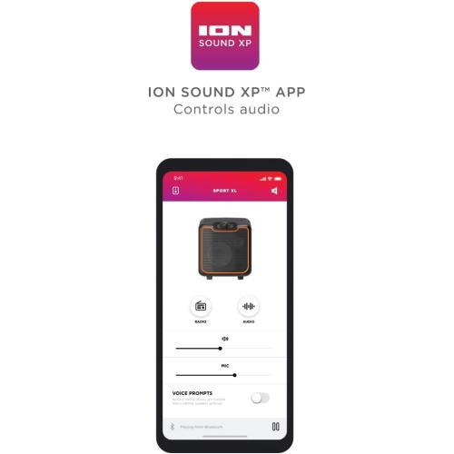 Ion Sport XL - High-Power All-Weather Rechargeable Bluetooth and NFC Enabled Speaker - MK3