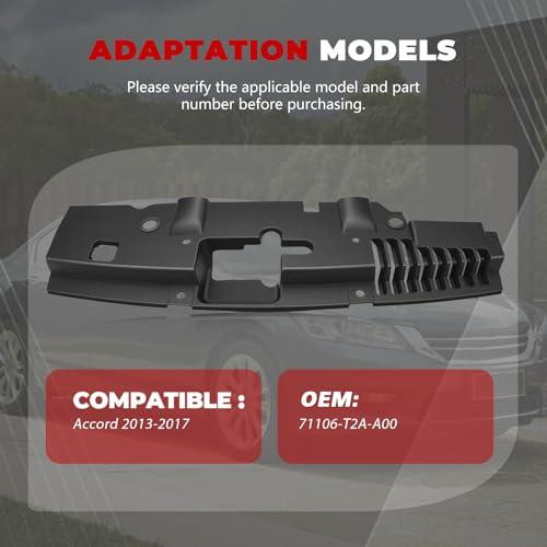 Front Upper Radiator Support Cover Compatible with Accord 2013-2017