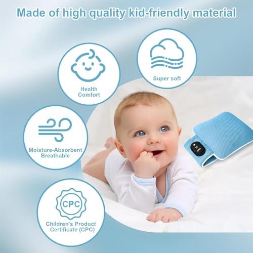 Baby Vibrating Soother,Baby Patter for Sleep,Rechargeable Baby Sleep Soother Pad with 3 Vibration Modes & 90M Timer - Portable Vibration Mattress for Crib, Bassinet, and Travel Stroller