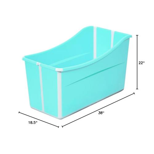 Large Foldable Bathtub for Toddler Collapsible Baby Bathtub Portable Bath tub Lightweight for Children Twins Petite Adult