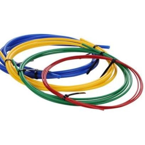 DuctlessAire 4 Piece Air Condition Line Set Bender Kit - Fits 1/4, 3/8, 1/2, 5/8 - Color Coded AC Pipe Protector - Mini Split Air Conditioner, HVAC Lineset Soft Copper Tubing Bending Kit (13 ft)