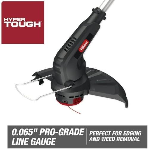 4.6-Amp 13in Electric String Trimmer HT21-401-002-04, Adjustable D-Grip Handle, Plant Protection Guard Keeps You from Accidentally Trimming Flowers