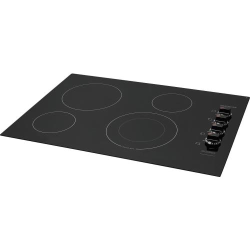 Frigidaire FFEC3025UB 30 Inch Electric Smoothtop Style Cooktop with 4 Elements in Black