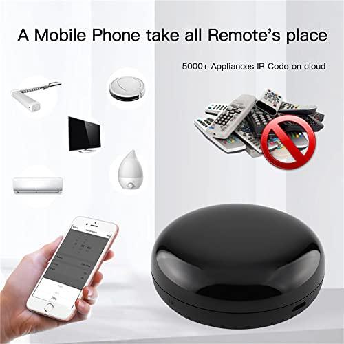 MOES WiFi Smart IR Remote Controller Smart Home Infrared Universal Remote Blaster,One for All Control AC TV DVD CD AUD SAT etc,Compatible with Alexa and Google Assistant,No Hub Required
