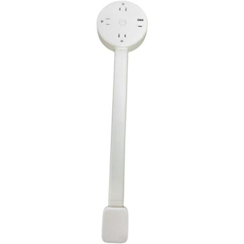 Multiple Plug Expander electrical outlet extend with adjustable length multi plug outlet extend and USB A USB crafted from quality pp