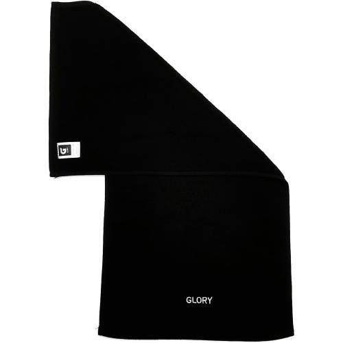 Glory Gym Towel - 100% Organic Cotton - Soft and Absorbent for Gym, Yoga, spa Dimensions (29.52 X 13.78 inch) 570 GSM (Black)