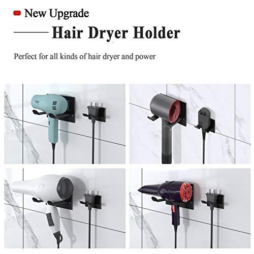 XIGOO Self Adhesive Hair Dryer Holder Wall Mounted