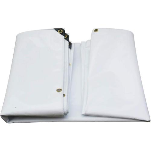Tarpaulin Sunscreen Shade Rainproof Antifreeze Anti-Aging Outdoor, Size (Color : White)