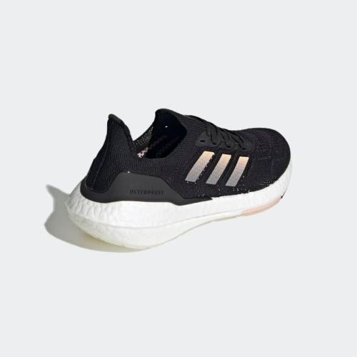 Size 11 color Black white pink adidas Women's Ultraboost 22 Running Shoe