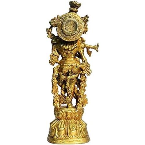 Lord Murli Manohar Krishna/Krishan Brass, Statue