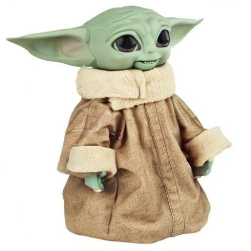 STAR WARS The Mandalorian Galactic Snackin' Grogu Animatronic Toy with Over 40 Sound and Motion Combinations, Interactive Toys