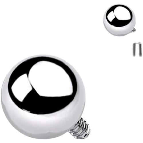 Pierced Owl Set of 10 14-16GA G23 Implant Grade Titanium Replacement Balls for Internally Threaded Jewelry