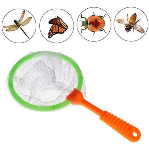 Shindel Durable Kids Bug Catcher Nets, 4PCS Insect Collecting Net Bath Toy Adventure Tool Early Learning Tool for Specimen Observation