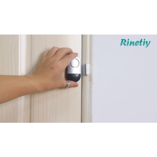 Window Door Alarm, Pool Alarms Black Personal Home Kids Security for House, Office (8 Pack)