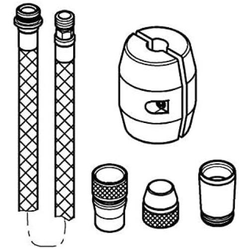 Grohe 48293000 Flexible Shower Hose with Weight