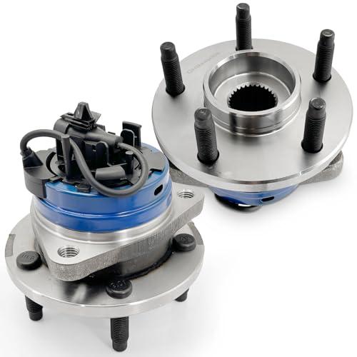 Pair 513214 Front Wheel Bearing Hub Assembly Compatible with Chevy Cobalt HHR 2008-2010 Malibu 2004-2012, for Pontiac G6 2005-2010, for Saturn Aura 2007-2009 Hub Bearing, 5 Lug w/ABS