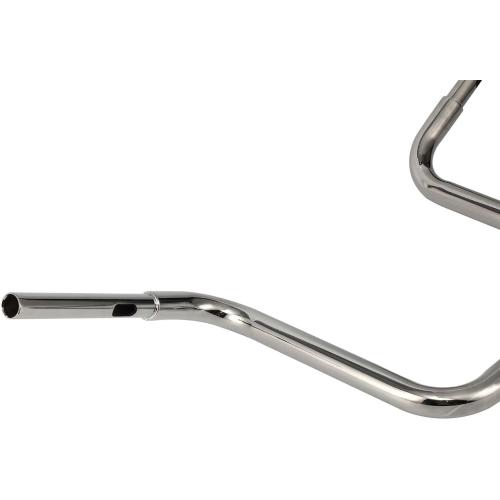 1.25'' Ape Hanger HandleBars Fit Harley Sportster XL883 1200 FLST FXST Street Bob (Chrome, 10 inch)