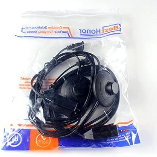 8 Feet Indoor 3 Outlet Extension Cord with Foot Switch - with Safety Water Proof Cover (Single)