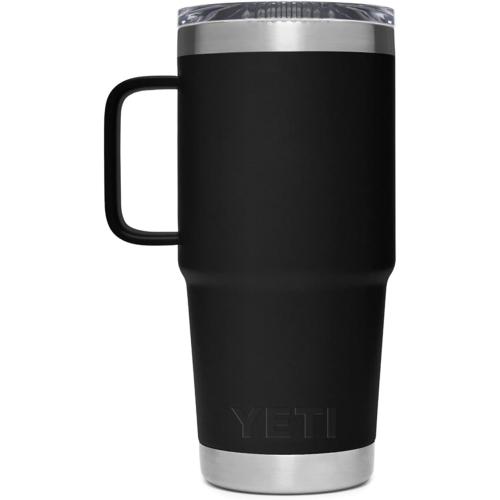 YETI Rambler 20 oz Travel Mug, Stainless Steel, Vacuum Insulated with Stronghold Lid