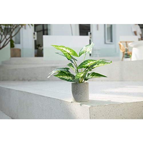 Velener 1Pc Faux Plant Indoor in Plant Pot 16- House Plant for Farmhouse Kitchen Decor Living Room Accessories Home Office Cubicle Bookshelf Guest Room Balcony Bathroom Rustic Green Room Floor Table