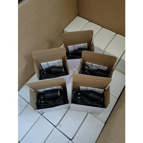 AC to DC Converter 2A 24W Car Cigarette Lighter Socket 110-240V to 12V AC/DC Power Adapter Black