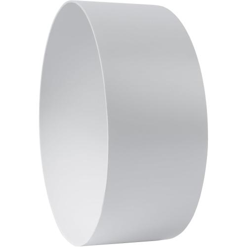 6 Inch Fit Coupling - Round Plastic Duct Pipe Connector and Extension - Female Fit - Available in Different Sizes to Suit, White