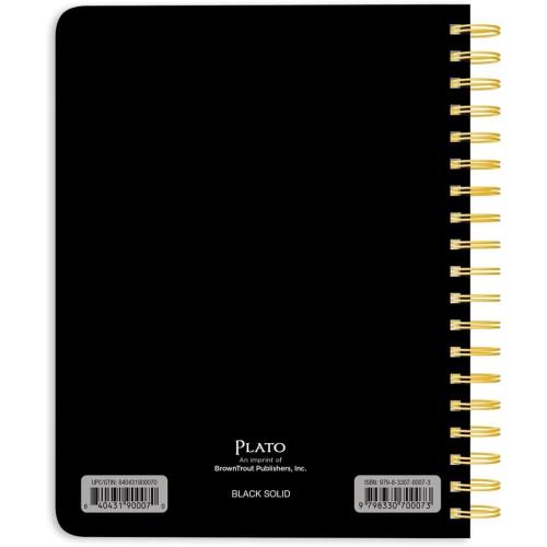 Black Solid planner