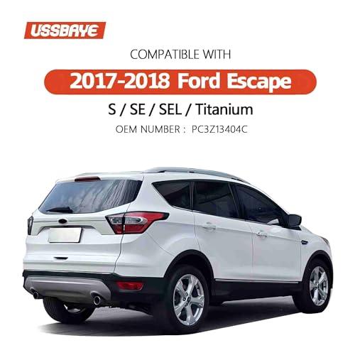Tail Light Compatible with 2017 2018 Ford Escape S SE SEL Titanium Right | Rear Taillights with Bulb and Harness Passenger Side Tail lamp Assembly OE: GJ5Z13404C