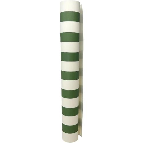 Striped Paper Table Runner - Disposable Table Runner Roll for Parties