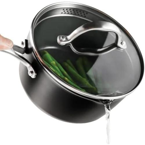 Tramontino Ceramic Non-Stick 12-piece Cookware Set with Utensils