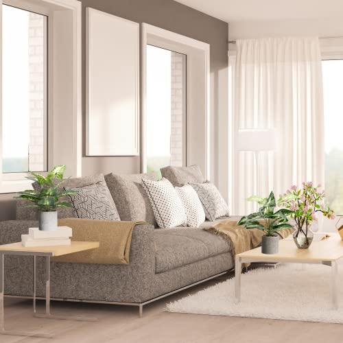 Velener 1Pc Faux Plant Indoor in Plant Pot 16- House Plant for Farmhouse Kitchen Decor Living Room Accessories Home Office Cubicle Bookshelf Guest Room Balcony Bathroom Rustic Green Room Floor Table