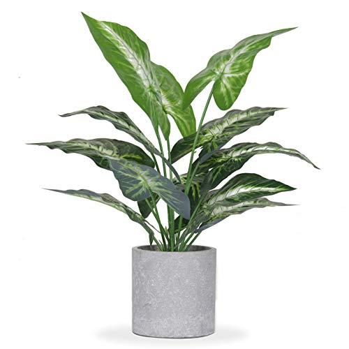 16 Small Fake Plants Artificial Tropical Faux Plants Indoor for Office Desk Shelf Bathroom Home Decor