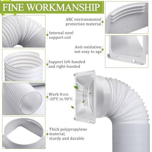 Outus 5.9'' Diameter 98'' Long Portable Air Conditioner Hose