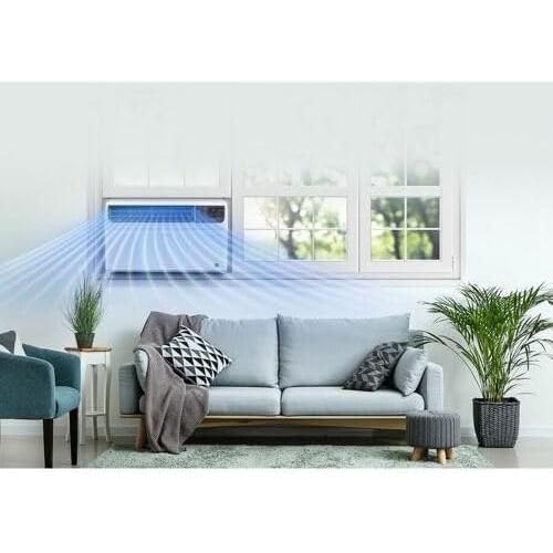 LG 23,500 BTU Dual Inverter Smart Window Air Conditioner, 230V, Air Conditioner Cools Rooms up to 1,440 Sq. Ft., Ultra Quiet Operation, with LG ThinQ, Amazon Alexa & Hey Google, White