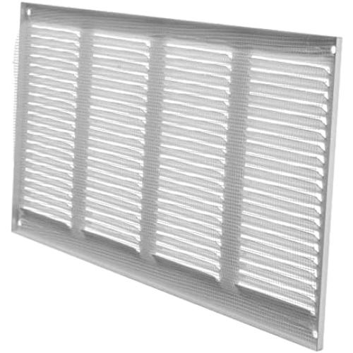 2pk Repa Market White Air Vent Cover 16 x 8 Inch (Outer Dimensions) - Steel Return Air Grilles - for Ceiling and Sidewall - HVAC - with Protection Screen (15.74'' x 7.87'' Inch)