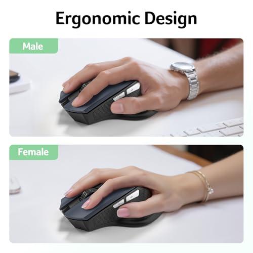 Acer Wireless Mouse for Laptop, 2.4GHz Computer Mouse 3 Adjustable 1600 DPI