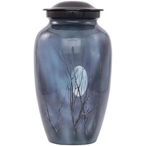 Cremation Urns for Human Ashes Full Size Moon in The Woods Design