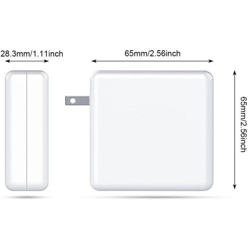 45W Charger for MacBook Air&Pro(2012-2017), Compatible with MacBook Air&Pro 11&13&15&17 inch (6 * 6 * 3CM)