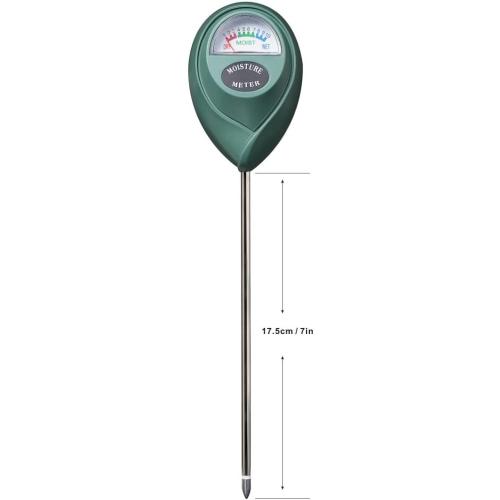 XLUX Soil Moisture Meter, Plant Water Monitor, Hygrometer Sensor for Gardening, Farming, Indoor and Outdoor Plants, No Batteries Required