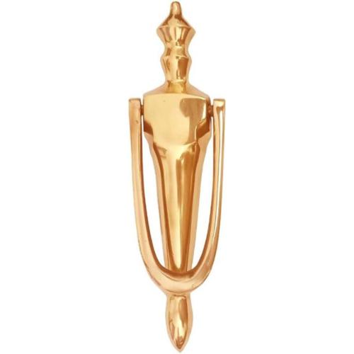 Shristy Hardware Archelaus Brass Door Knocker - Exterior for Home Decorative Brass Door Knocker - (Pack of 1 Polished Lacquered Finish)